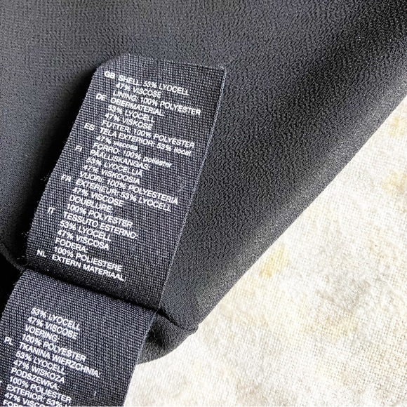 Los Angeles Atelier & Other Stories Size 4 Dress Moon Stars Black Long Sleeve - Picture 8 of 9